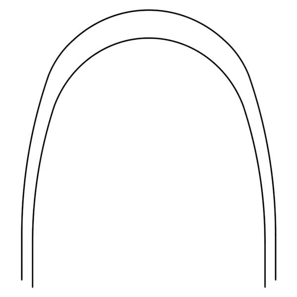 Archwire Nitanium Upper 0.019 in x 0.025 in Ea