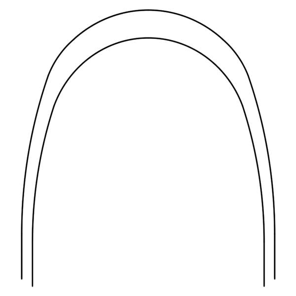 Archwire Nitanium Lower 0.016 in x 0.022 in 10/Pk