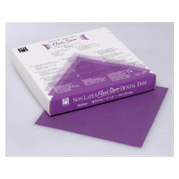 HySolate Flexi-Dam LF Rubber Dam 6 in x 6 in Med Ga 30/Bx