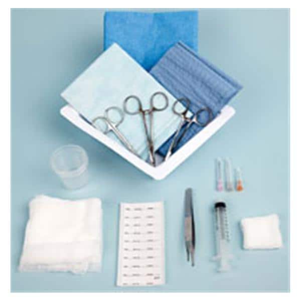 Laceration Tray (With : Strip Bag 9-3/4x12" Large Center)