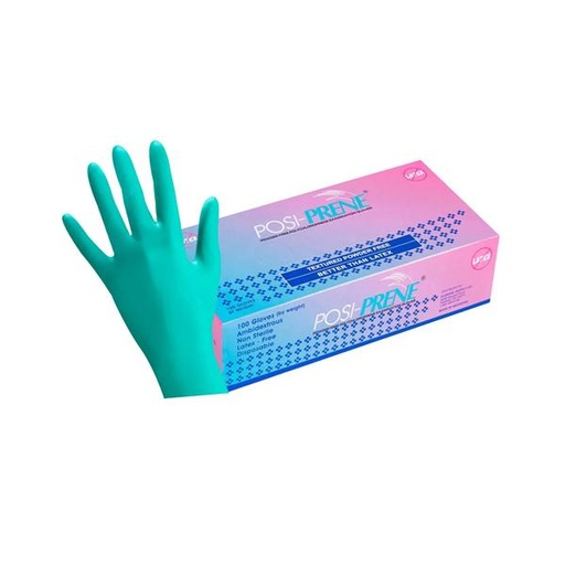 Posi-Prene Chloroprene Exam Gloves Large Green Non-Sterile