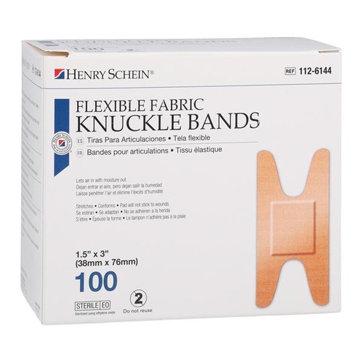 Bandage Fabric 1.5x3" Flesh Sterile 100/Bx