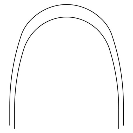Archwire Nitanium Upper 0.019 in x 0.025 in Ea