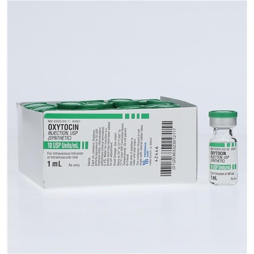 Oxytocin Injection 10U/mL SDV 1mL 25/Package