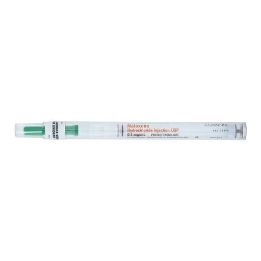 Naloxone HCl Injection 0.4mg/mL No Needle Prefilled Syringe 1mL Each