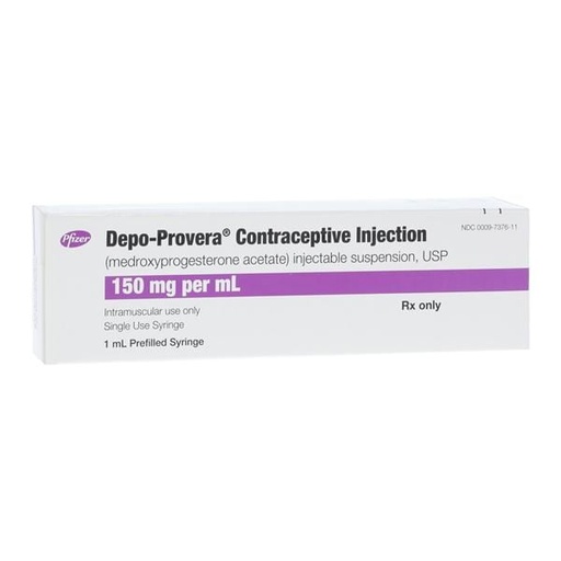 Depo-Provera Injection 150mg/mL Prefilled Syringe 1mL Each