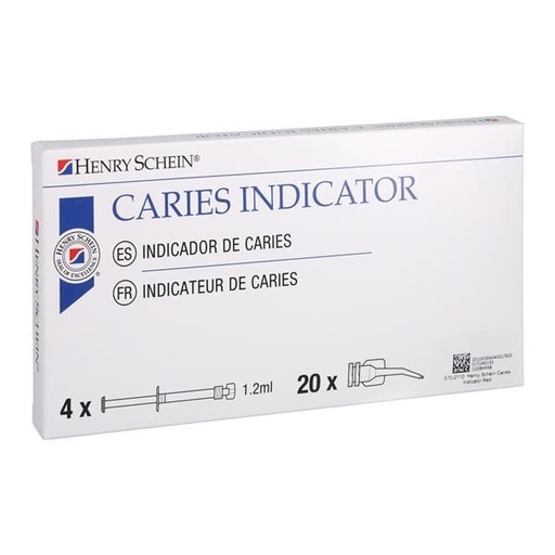 Caries Indicator 1.2 mL Red Syringe Kit 4/Bx