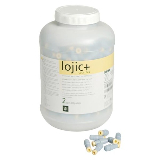 Lojic+ Alloy Capsules Double Spill Fast Set 500/Jr