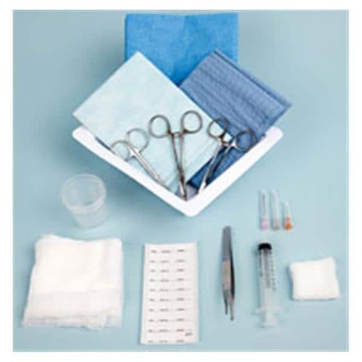 Laceration Tray (With : Strip Bag 9-3/4x12" Large Center)