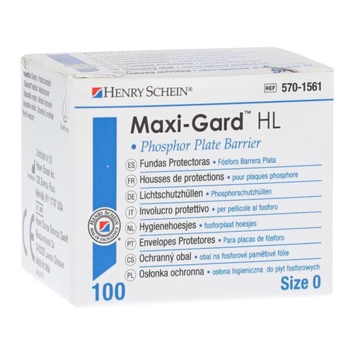 Maxi-Gard HL Phosphor Plate Barrier Envelope 0 100/Bx