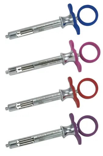 GripRite Aspirating Syringe C-W Type Blue Standard Ea