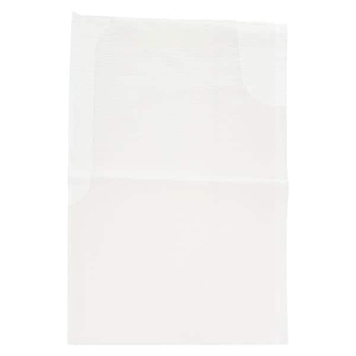 Fabri-Soft Exam Gown 30 in x 42 in White Universal Disposable 50/Ca