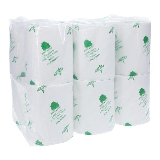 Green Tree Basics Bathroom Tissue White 1 Ply 96Rl/Ca
